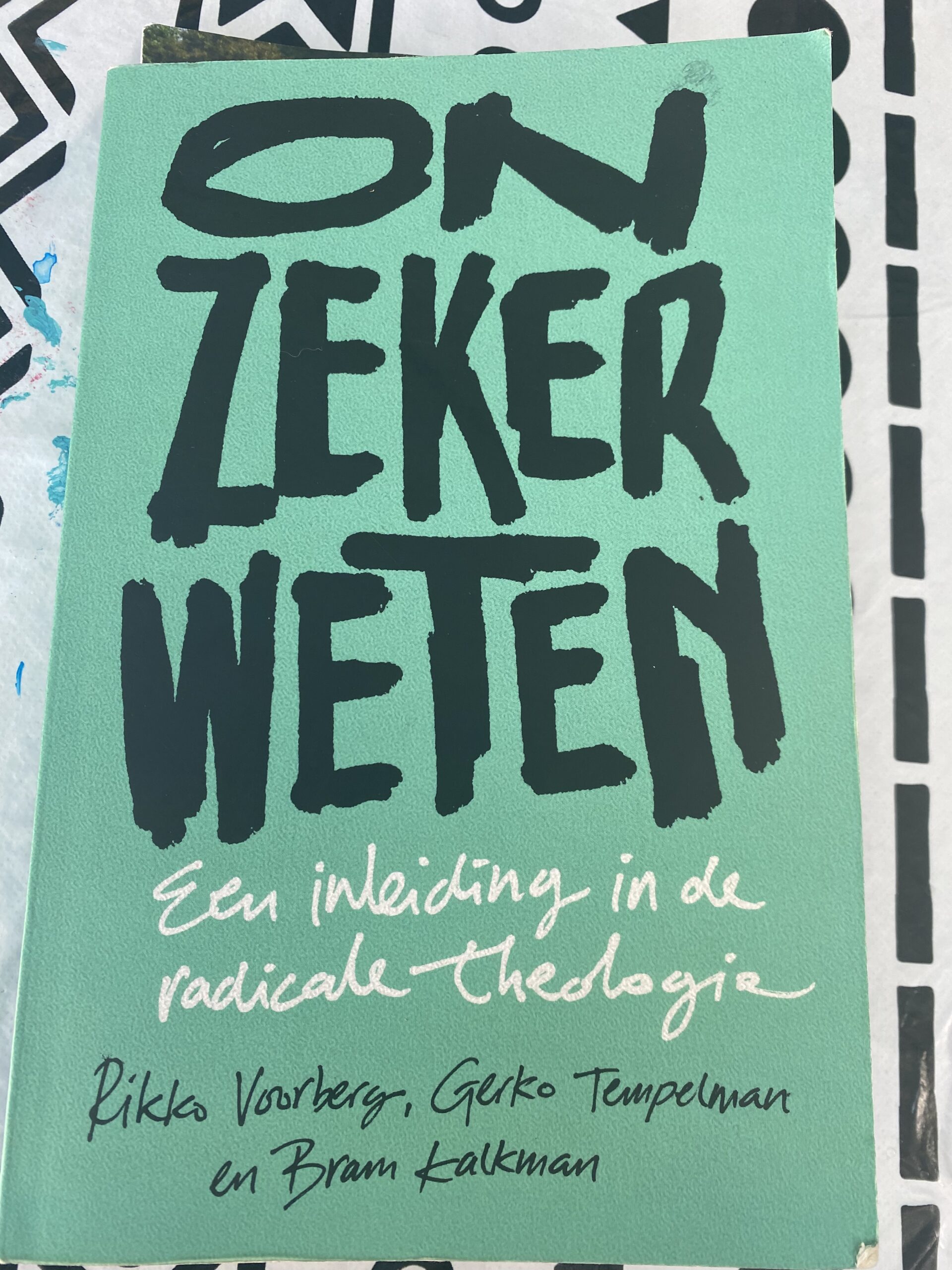 Over het boek ‘Onzeker weten’.